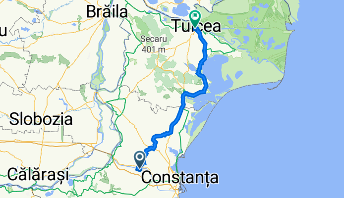 Strada Împăratul Traian 44, Medgidia to Strada Traian 89, Tulcea
