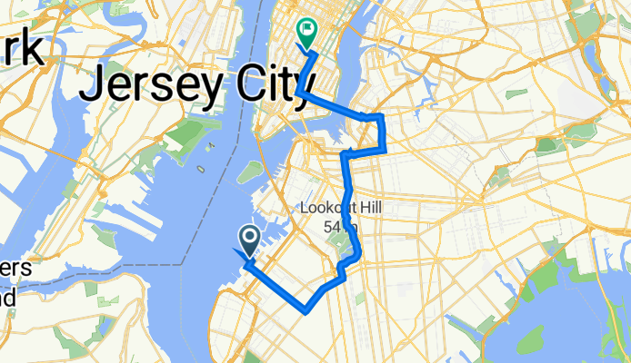 Brooklyn, New York to 65–95 E 17th St, New York