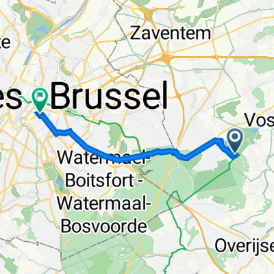 Kisteveldlaan 22, Tervuren naar Marnixlaan 24, Brussel/Bruxelles