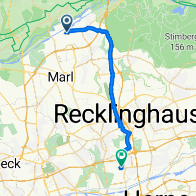 Nordstraße, Marl nach Straße ohne Straßennamen, Herten