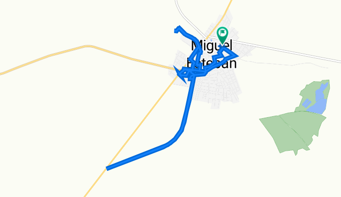 De Calle Toboso 1, Miguel Esteban a Calle Toboso 1, Miguel Esteban