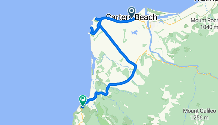 Westport - Cape Foulwind - Tauranga Bay -- Charleston