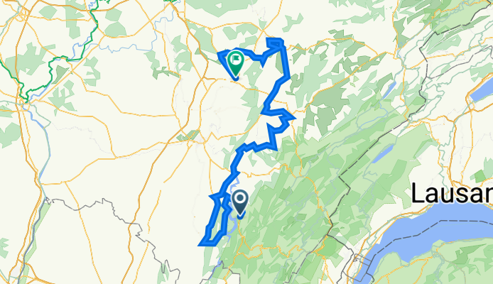 D 470, Charchilla naar 16–18 Route de Dole, Poligny