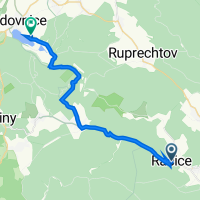 Račice 71, Račice-Pístovice to Jedovnice E169, Jedovnice