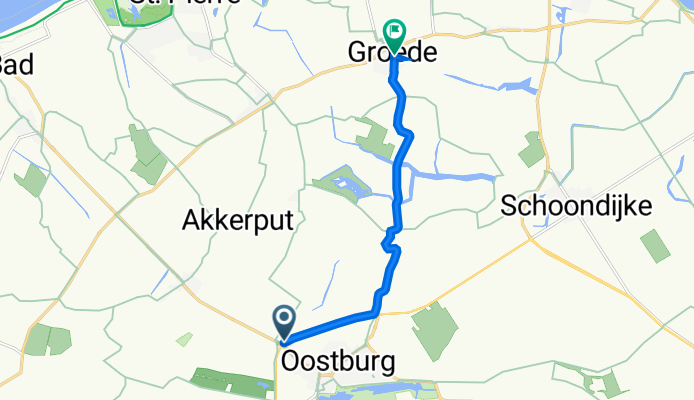 Commerswerveweg, Oostburg nach Markt 1, Groede