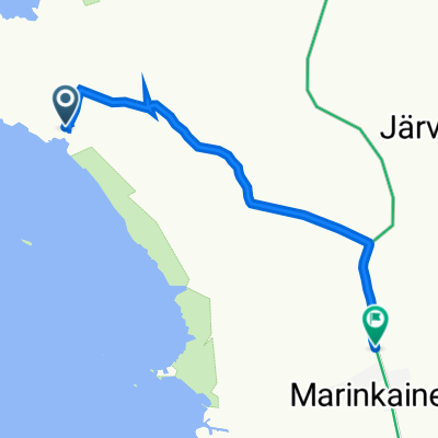 Vitostie 29, Marinkainen to Vanha rantatie 112–122, Marinkainen