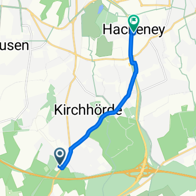 Hellerstraße 117, Dortmund nach Hacheneyer Straße 150, Dortmund