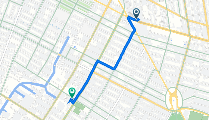 Atlantic Ave, New York to 288 Third St, New York