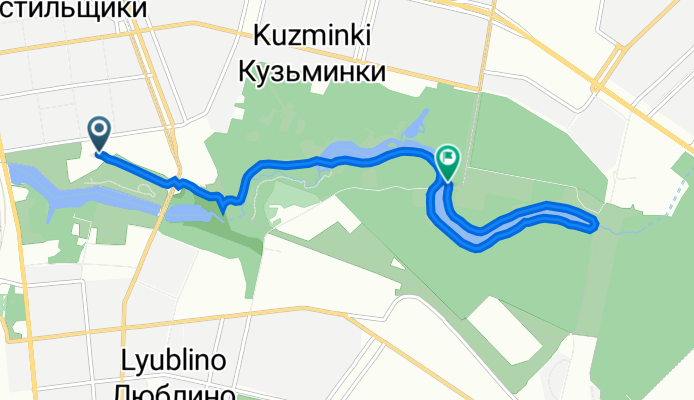 Around High Kuzminki pond