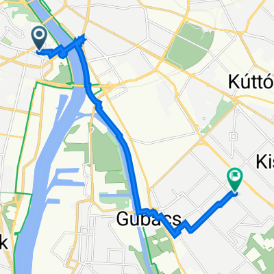 Lágymányosi utca 11., Budapest to Zalán utca 43., Budapest