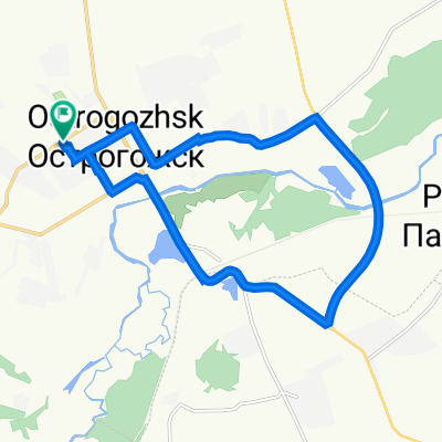 От Комсомольская улица 73, Острогожск до Комсомольская улица 73, Острогожск