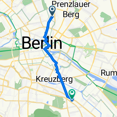 Choriner Straße 31, Berlin nach Donaustraße 1, Berlin