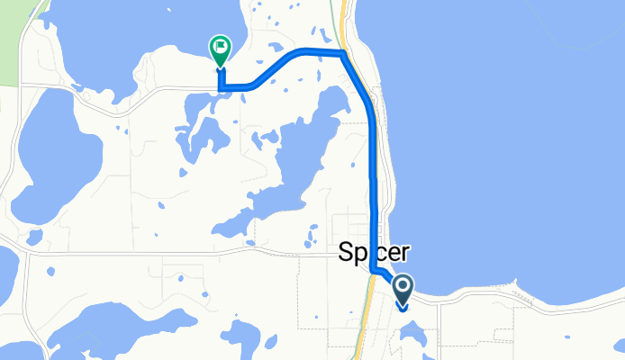 101–199 Beach St, Spicer to 5950 132nd Ave NE, Spicer