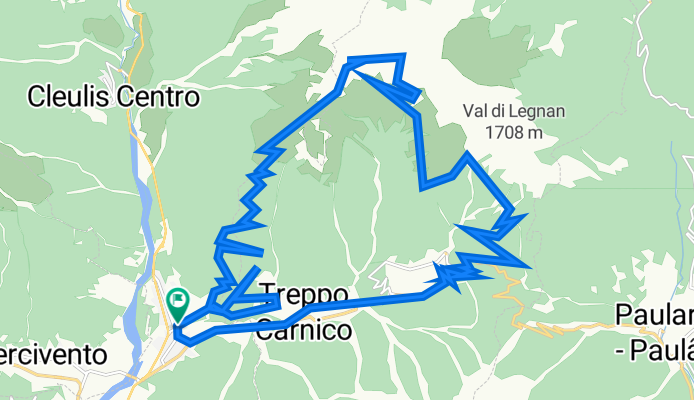 Via San Nicolò 5, Paluzza nach Via San Nicolò 6, Paluzza