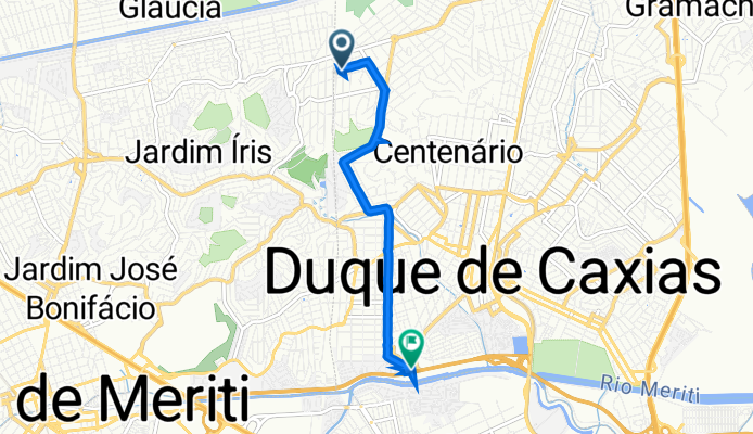 De Rua Senador Corrêa 268 a Canal Meriti 18