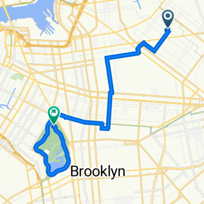 316 Himrod St, New York to 75–81 East Dr, New York