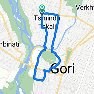 Tavzishvili Street,  to Tkviavi Street,