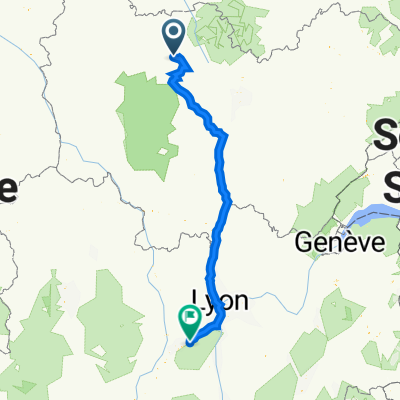 De Chemin de Chaumour 1, Montbard à Rue de la Cité Gillet 5, Saint-Chamond