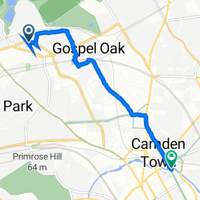 16 Agincourt Road, London to 144 Royal College St, London