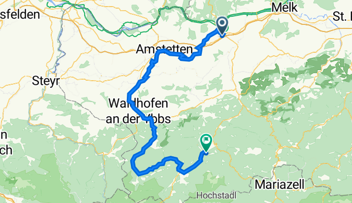 B1 66 nach Seekopfweg 1, Lunz am See