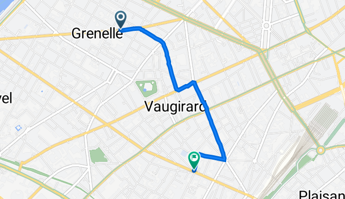 10 Rue Henri Duchêne, Paris à Rue Corbon, Paris