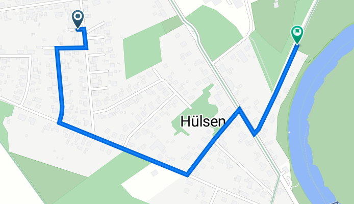 An der Aller nach Westen