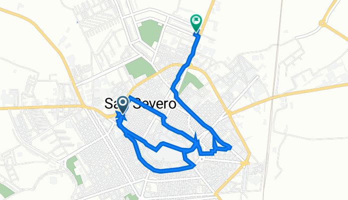 Via Teano Appulo 44, San Severo a Via Giovanni Guareschi 42, San Severo