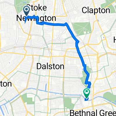 50 Carysfort Road, London to 33 Andrews Road, London