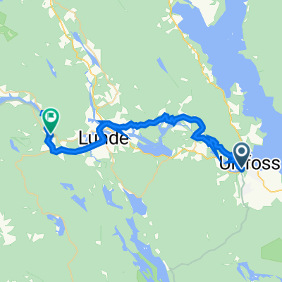 Lannavegen 5, Ulefoss to Gamle Strengenvegen 26, Lunde