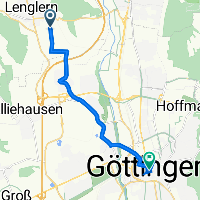 Bovenden nach Rote Straße 25, Göttingen