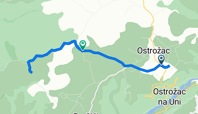 Ulica Ostrozac 17, Cazin to Cazin
