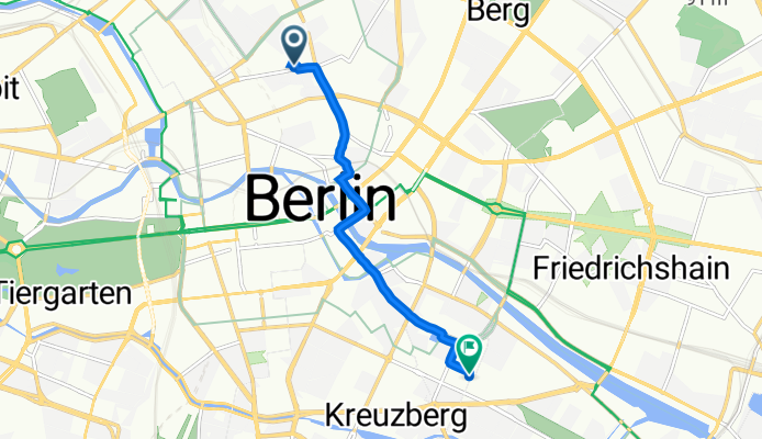 Mitte, Berlin nach Mariannenplatz 6, Berlin