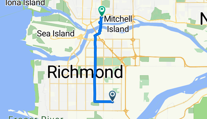 10001–10099 Shell Rd, Richmond to 468 SW Marine Dr, Vancouver