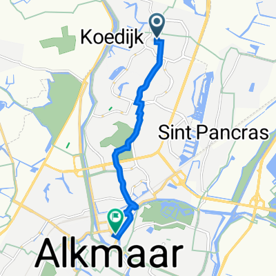 Lotharingenweg 33, Alkmaar naar Oosterweezenstraat 4, Alkmaar