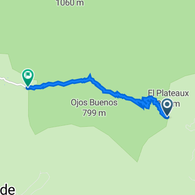 Sendero El Plateaux, Olmué a Sendero Los Robles, Olmué