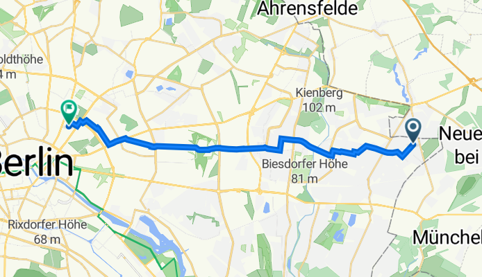 Lemkestraße 100, Berlin nach Marienburger Straße, Berlin