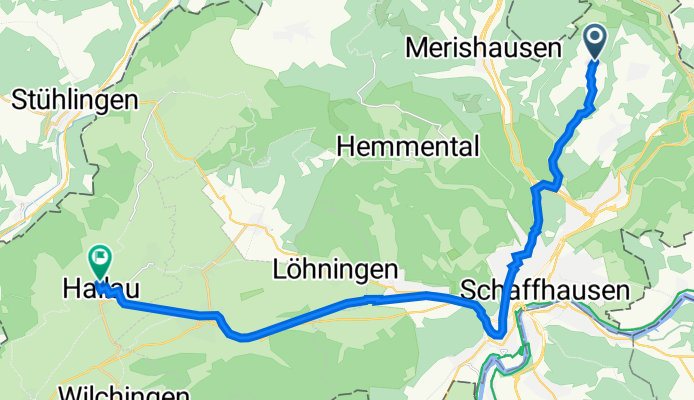 Dorfstrasse 25, Büttenhardt nach Schulgasse 32, Hallau