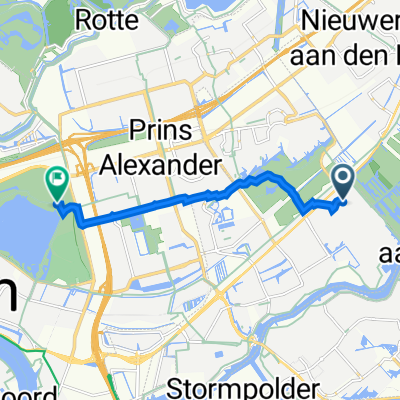 Braamberg 115, Capelle aan den IJssel naar Mantelpad, Rotterdam