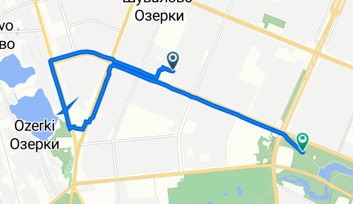 От проспект Луначарского 58 корпус 3, Санкт-Петербург до проспект Луначарского, Санкт-Петербург