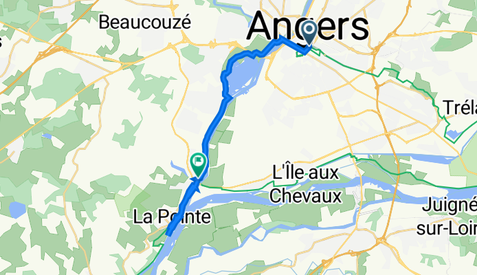 38 Boulevard du Maréchal Foch, Angers à 5 bis Rue Chevrière, Bouchemaine