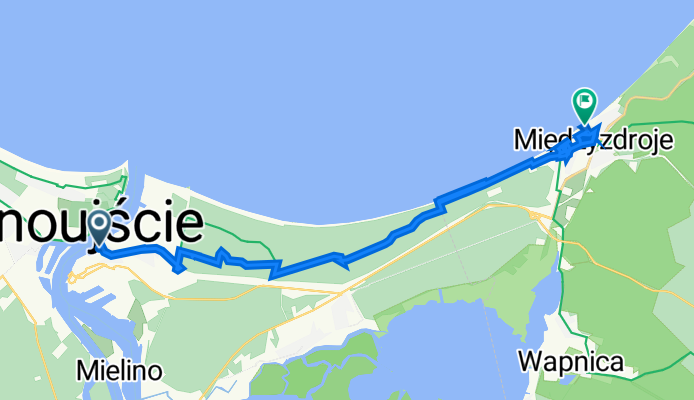 Dworcowa 1a, Świnoujście do Bohaterów Warszawy 4, Międzyzdroje