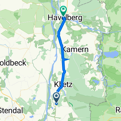 Schönhausen (Elbe) nach Spülinsel 4, Havelberg