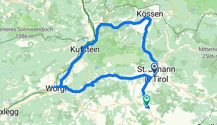 Hinterkaiserweg 8, St. Johann nach Bichlstraße 15, Kitzbühel