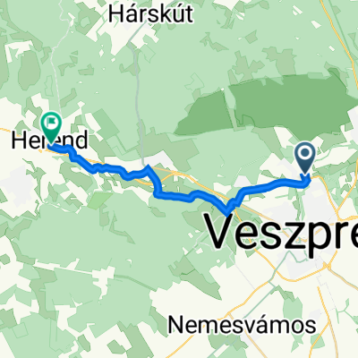 Jutasi út 34, Veszprém - Kossuth Lajos utca 140, Herend