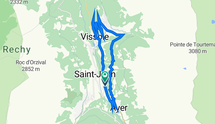 Ayer, St Luc, Vissoie Loop