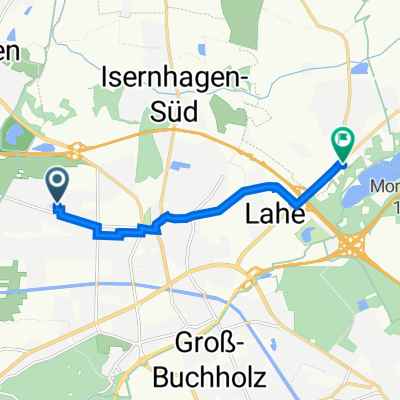 Mahlsdorfweg 7, Hannover nach Pappelweg 1, Isernhagen