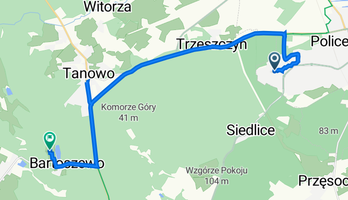 gen. Stefana Grota Roweckiego 20A, Police do Droga bez nazwy, Bartoszewo