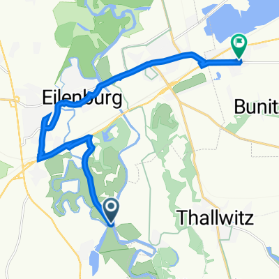 Straße ohne Straßennamen, Eilenburg nach Straße der Freiheit 21, Doberschütz