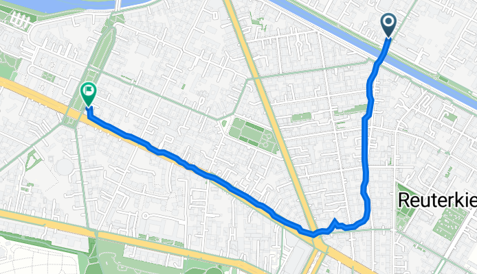 Ohlauer Straße 44, Berlin nach Grimmstraße 17, Berlin