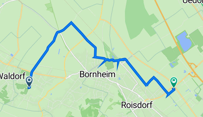 Bannweg 62, Bornheim nach Johann-Philipp-Reis-Straße 11b, Bornheim